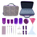 Purple Diamond Painting Accessories Storage 80 Bottles